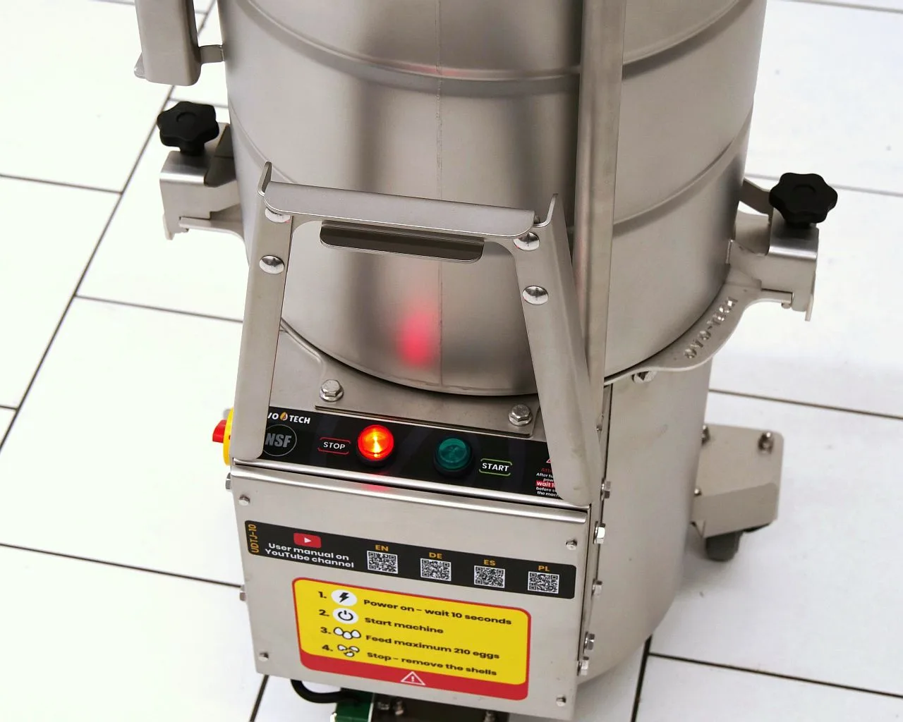 UDTJ-10 centrifugal egg cracker - Gambar 7